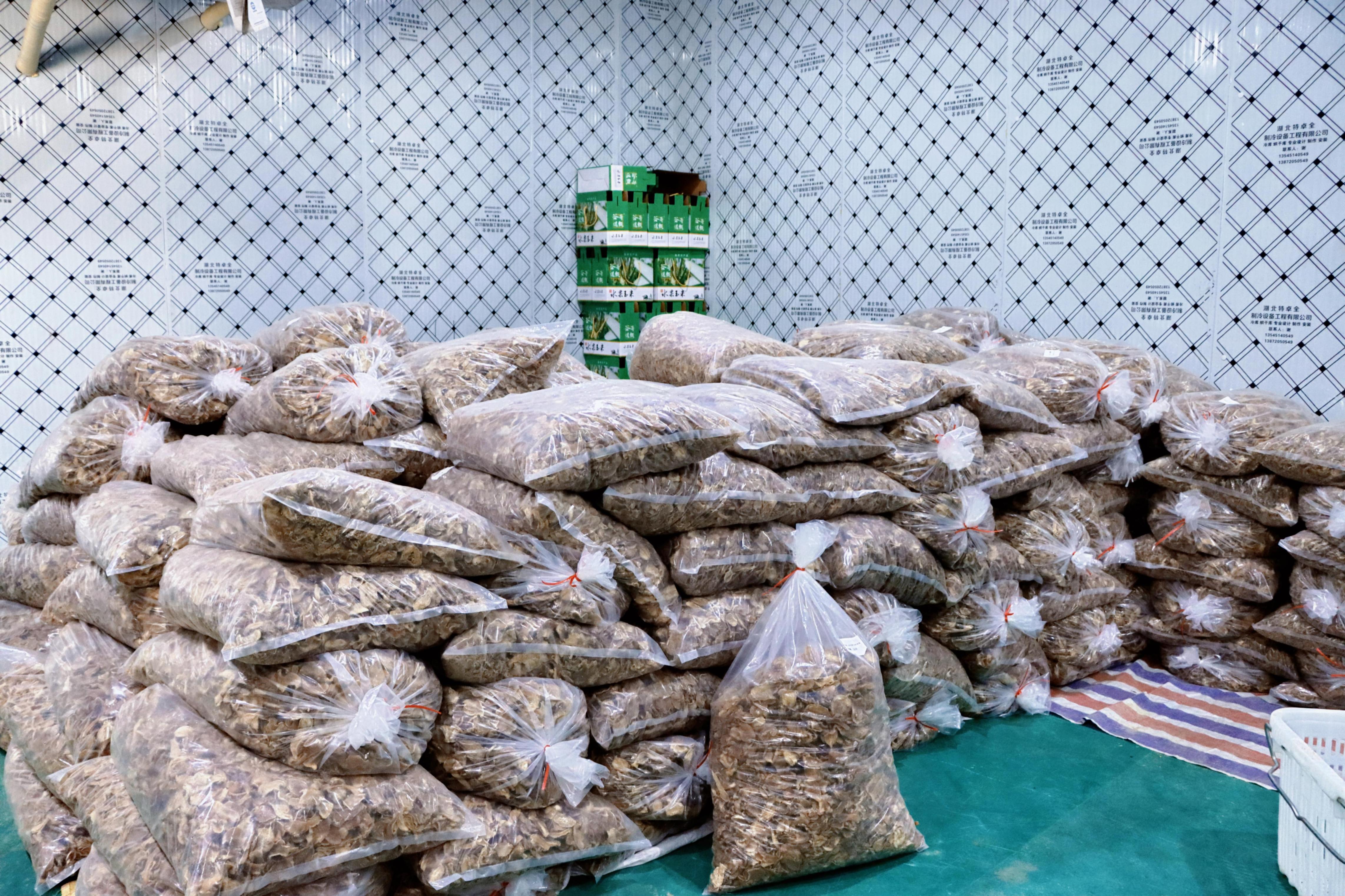 農(nóng)戶家中存儲(chǔ)的農(nóng)產(chǎn)品。受訪方供圖