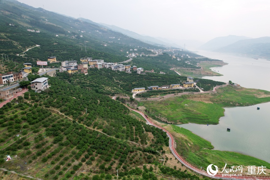 豐都縣安坪鎮(zhèn)三沱村。人民網(wǎng)記者 劉政寧攝