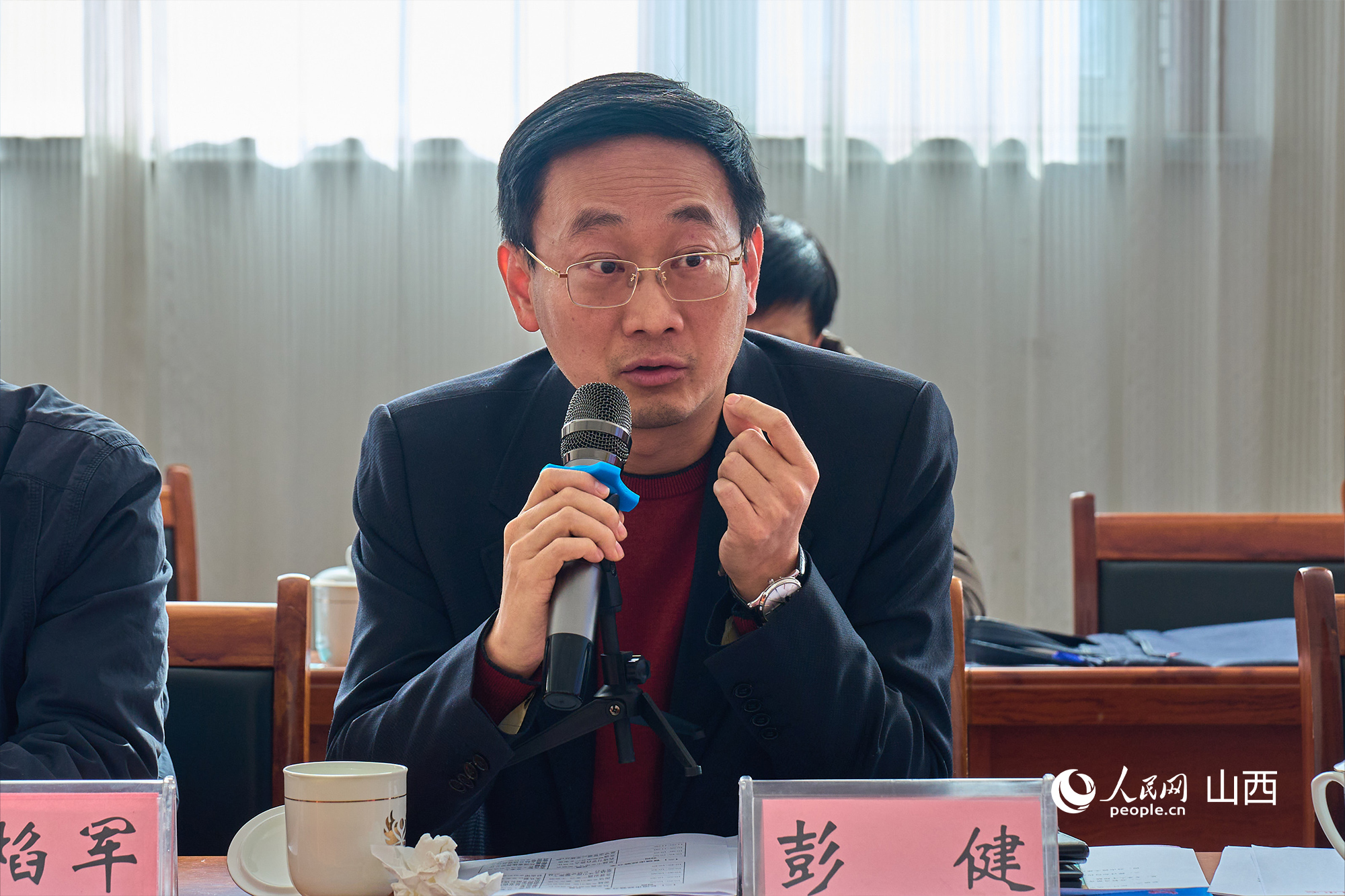 文化和旅游部文化和旅游研究基地（中國傳媒大學(xué)）主任彭健。人民網(wǎng) 張超寧攝